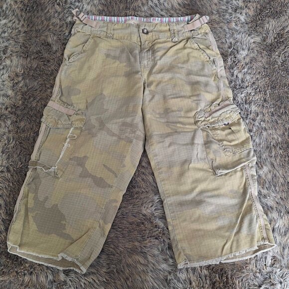 Da Nang light Camouflage Cargo Capri S - Picture 1 of 9